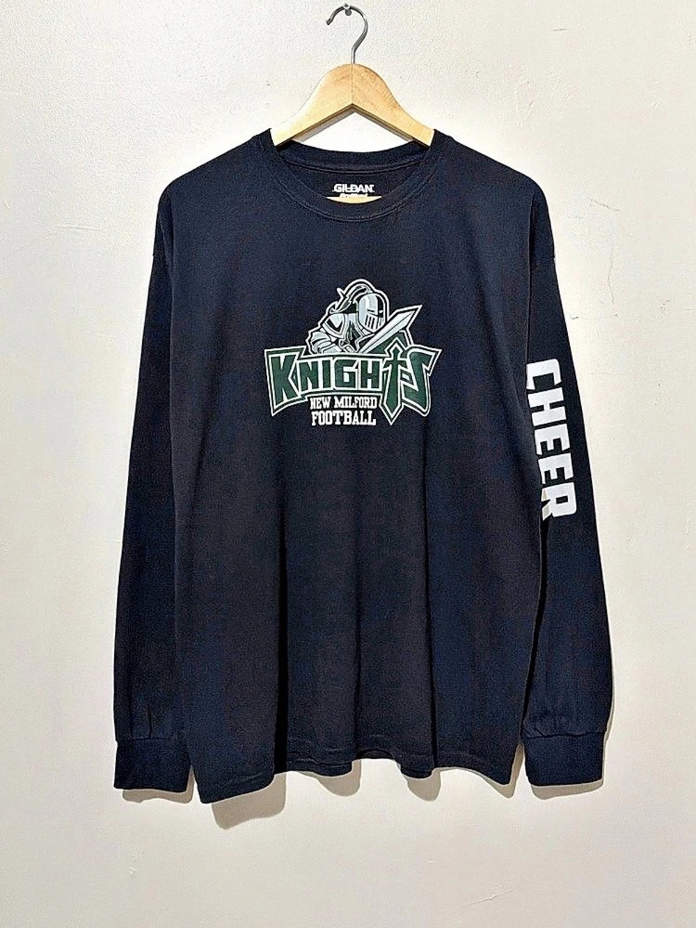 Gildan New Milford Football Super Bowl Champs 2013 Junior Division Long Sleeve